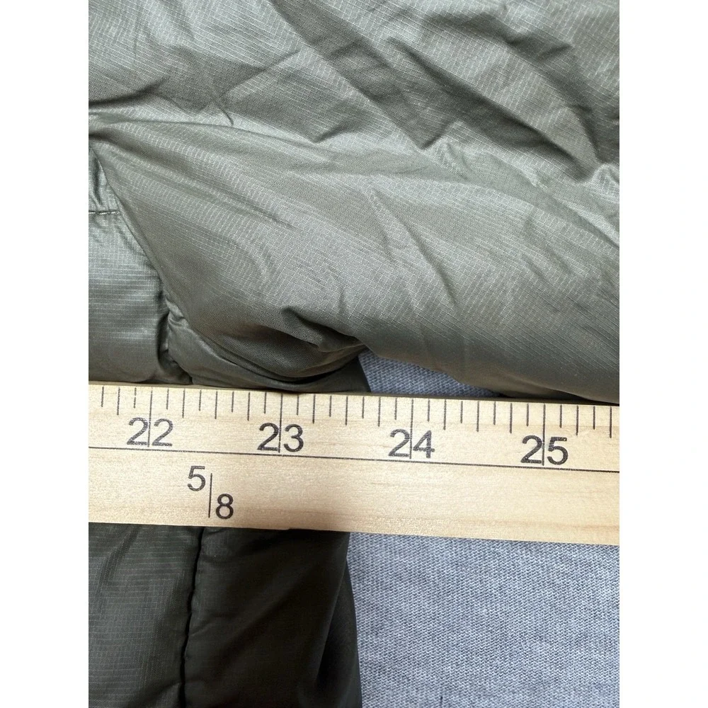 North Face ThermoBall Eco Jacket Men's Large Olive Green Puffer Full Zip Light